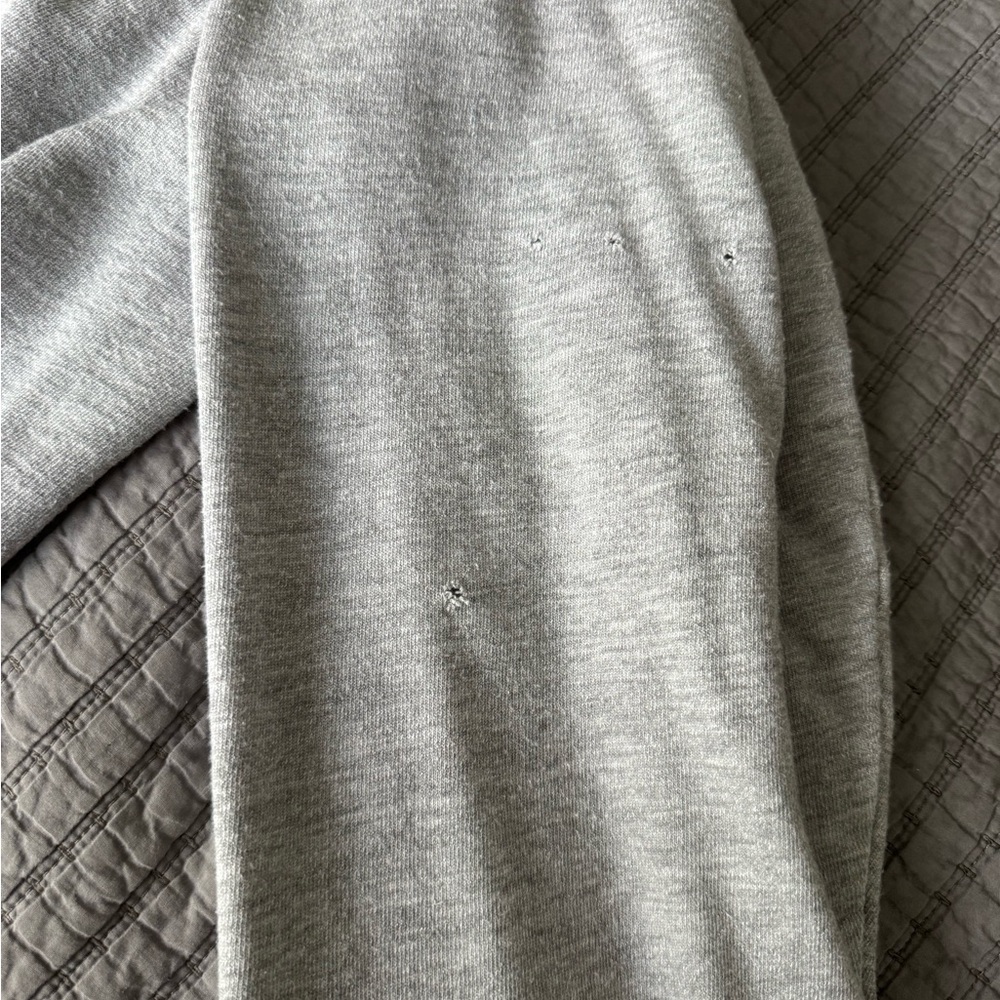 Retro Brand for Free People. Chelsea Grey Sweatshirt, distressed, large. - Picture 5 of 6